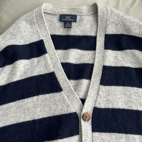 NWOT - Brooks Brothers Men’s Wool Blended Cardigan- Size XL - Picture 3 of 6
